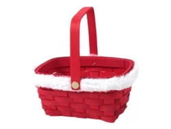 2 cestas de regalo navideñas de caramelos rojos Semslowmoose
