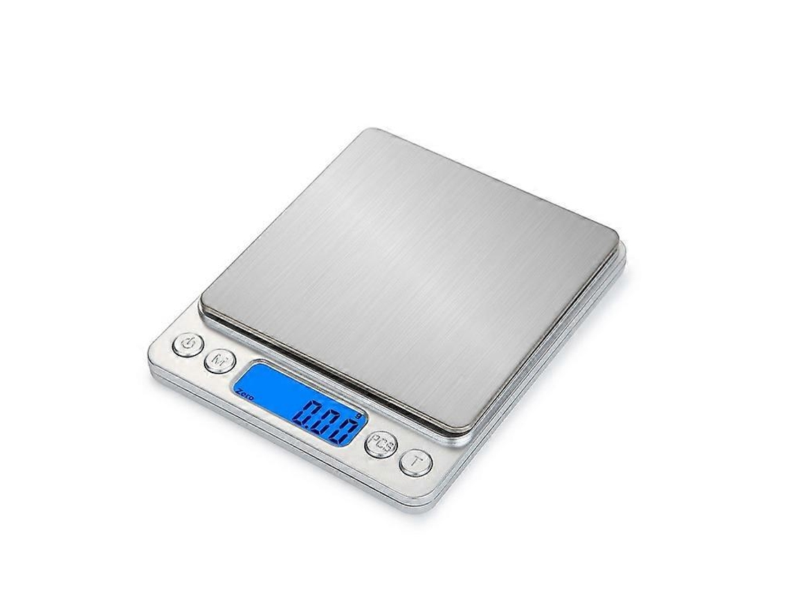 Balanza Digital De Cocina Usb Recargable 0.5kg/0.01g, Precisión Acero Inoxidable, Función Tare Y Conversión De Unidades