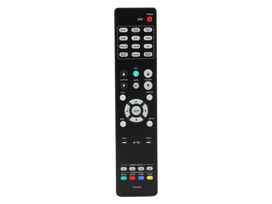Controle Remoto De Substituição Ergonômico Para Receptor Av Surround Marantz Nr1506 Rc028sr