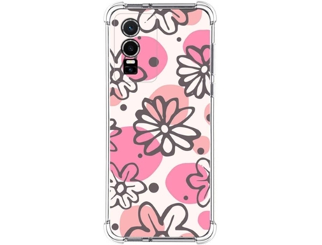Carcasa para Vivo Y76 5G TUMUNDOSMARTPHONE Dibujos Antigolpes Flores 09 Multicolor