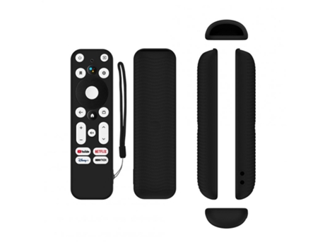 Funda protectora para mando a distancia para Android TV 4k Uhd Streaming Devic Black