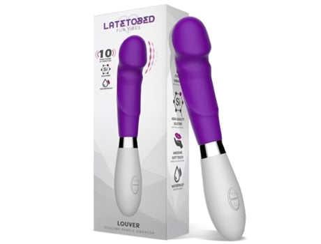 Vibrador Silicona Púrpura LATETOBED
