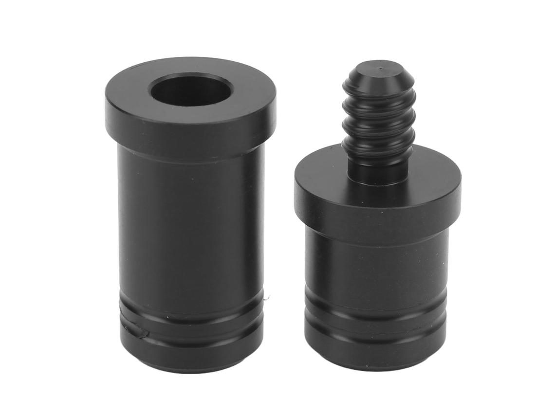 2 Protectores De Plástico Para La Unión Del Taco De Billar Mezz, Para Conexión Guardian Black