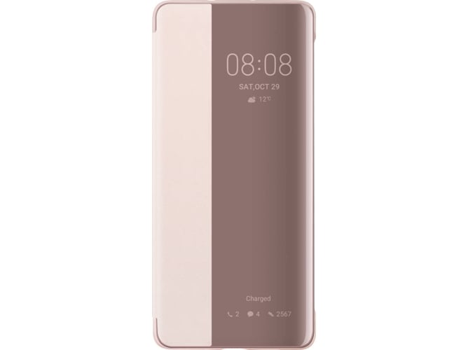 Funda Huawei Flipcover para p30 pro duro con tapa rosa cover