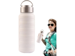 Botella de agua de acero inoxidable con depósito de líquido, a prueba de fugas, portátil, Vayotoy