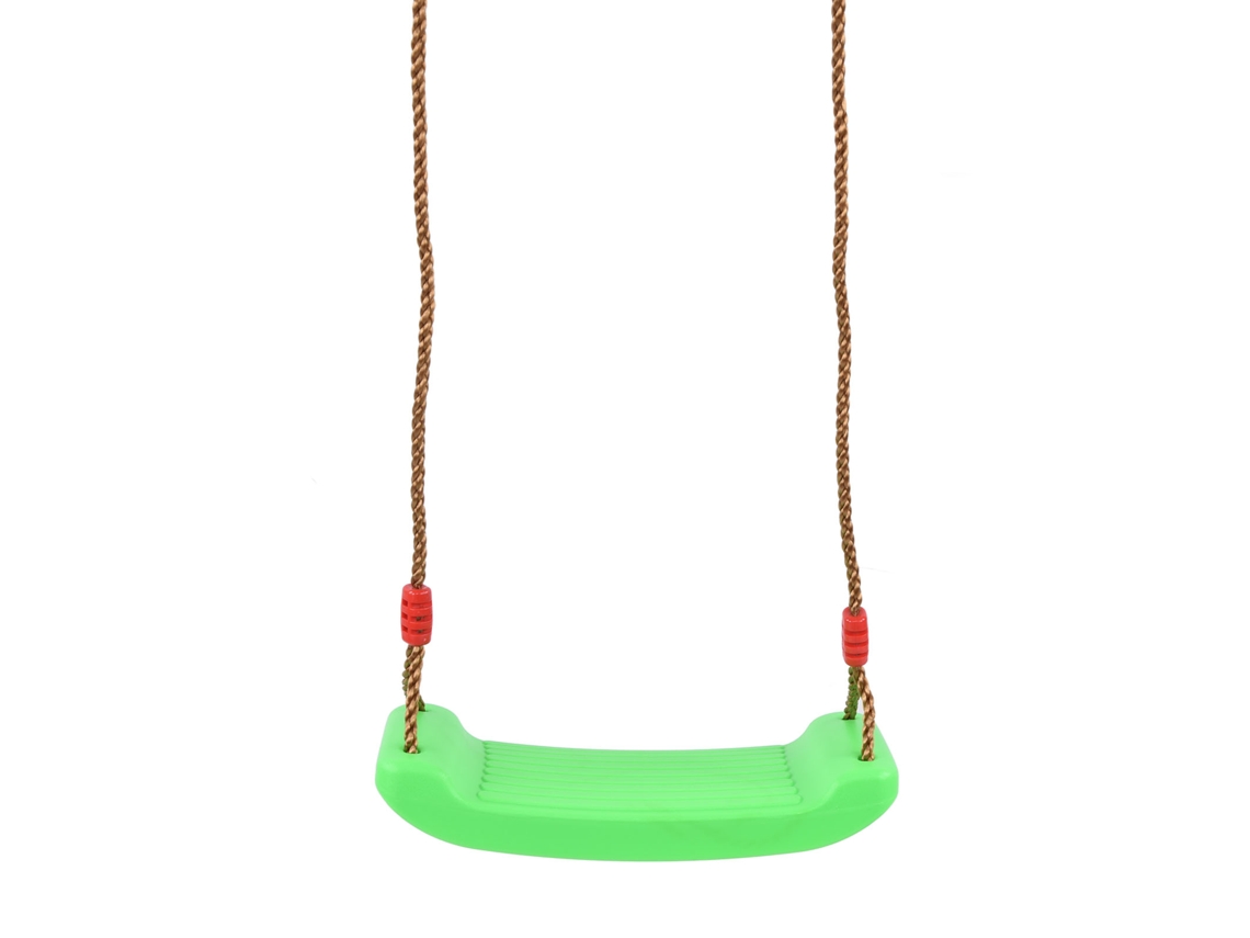 Columpio Infantil Verde De 44x16,5 Cm, De Polietileno, Para Interior Y Exterior.