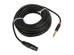 Cable XLR hembra a TRS (interconexión balanceada para estudios de grabación)