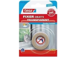 Fijación De Objeto Doble Cara Tesa Transparente 1,5mx19mm