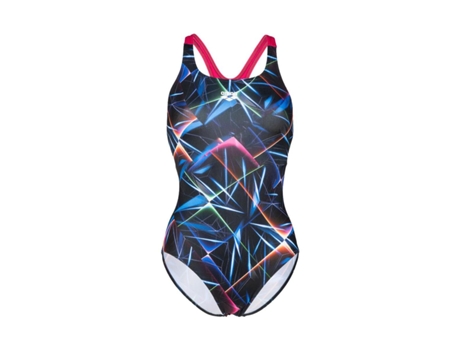 Bañador de Mujer para Natación ARENA Pieza Allover Negro (42)
