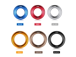 Yncm-anillo De Rappel Lixada De Acero Inoxidable 22kn Para Exteriores, Anillo De Escalada Para Escalada En Roca, Montaña, Hamaca, Equipo De Emergencia