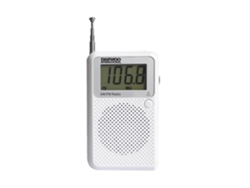 Radio Am/Fm portátil a batería con pantalla Daewoo