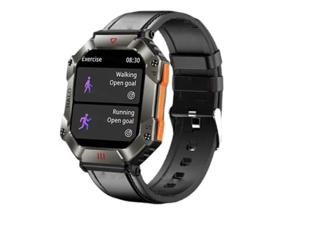 Reloj inteligente para hombre, relojes impermeables, Monitor de salud militar, voz AI, Bluetooth, llamada, reloj inteligente, brújula de aire de al...