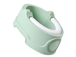 Cómodo, Seguro Y Duradero Asiento De Plástico Para Lavar El Culito Del Bebé. Ideal Para Bebés, Niños Y Adultos. Color Verde.