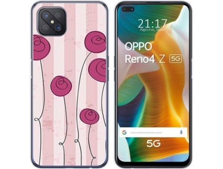 Carcasa Oppo Reno 4Z 5G TUMUNDOSMARTPHONE Flores Vintage Multicolor