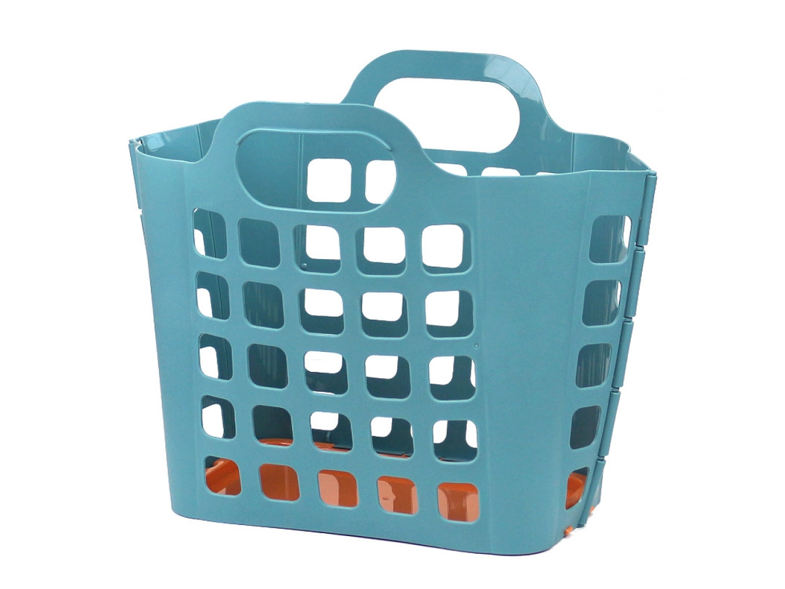 Cesta de ropa ventilada con doble asa (3 cargas)