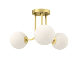 Lámpara De Techo Interior, Led De 25w, Con 3 Bombillas Y Casquillos G9, C