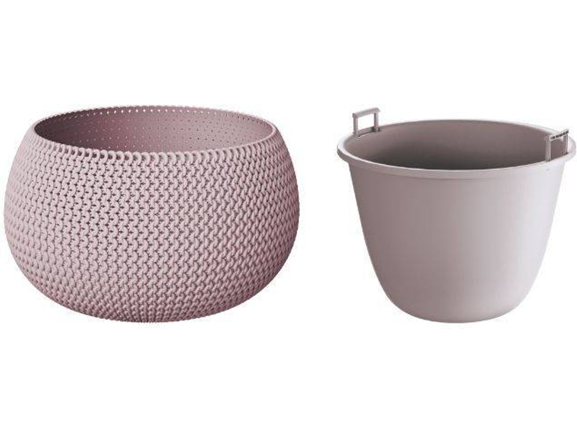 Maceta PROSPERPLAST Splofy Bowl (Beis - 23.9 x 23.9 x 16.1 cm)