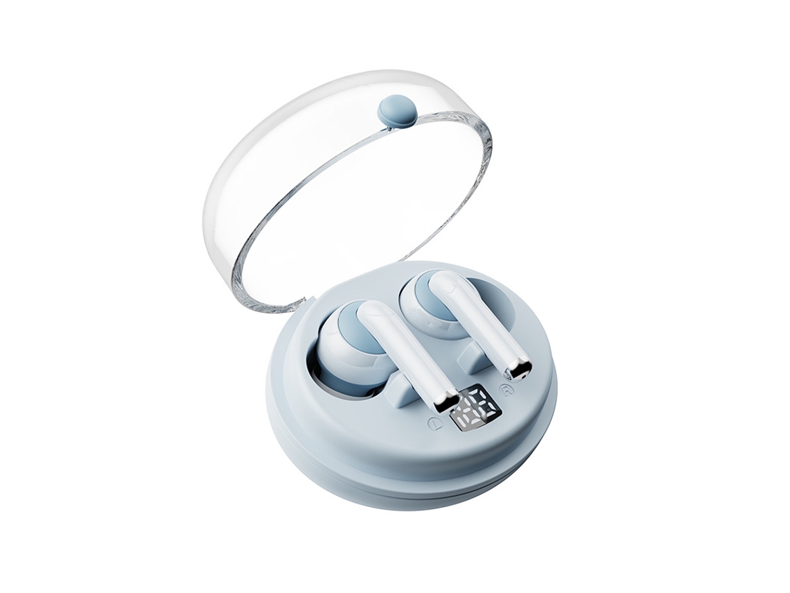 Auricular Inalámbrico Bluetooth, Bluetooth 5.3, 36 Horas De Batería De Larga Duración, Adecuado, Azul