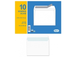Pack 10 Sobres Blancos 229 X 324 Mm Con Tira GENÉRICO
