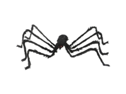 Araña 200Cm Decoración de Halloween