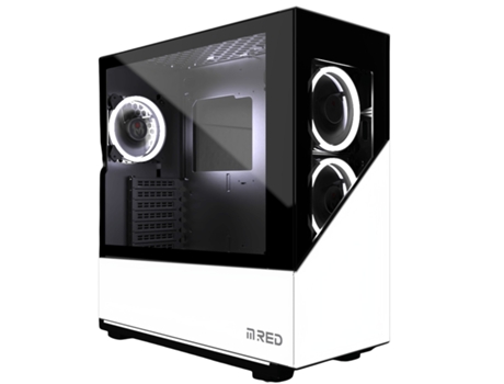 Caja para PC mt/sin fuente de alimentación/atx M.RED ELITE Rainbow ARGB MR-007