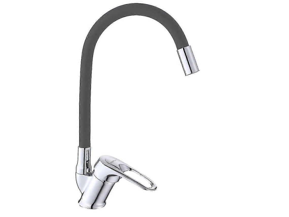 Grifo mezclador de cocina de silicona flexible Mynah 360°, colorido y elegante.