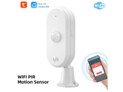 Sensor De Movimiento Wifi Pir Con Alarma Sonora Y Visual Ajustable Y Notificaciones De La Aplicación Para El Hogar Y La Oficina.