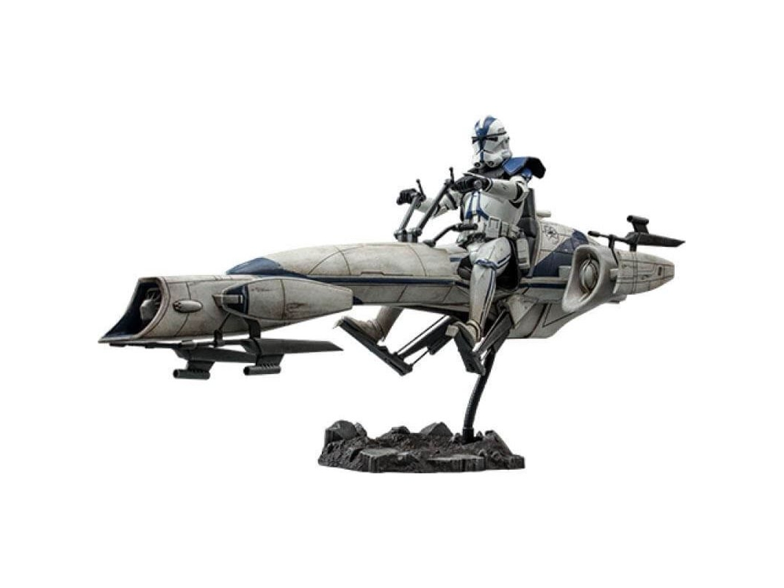 Figura Hot Toys TMS076 - Star Wars The Clone Wars - Commander Appo And Barc Speeder