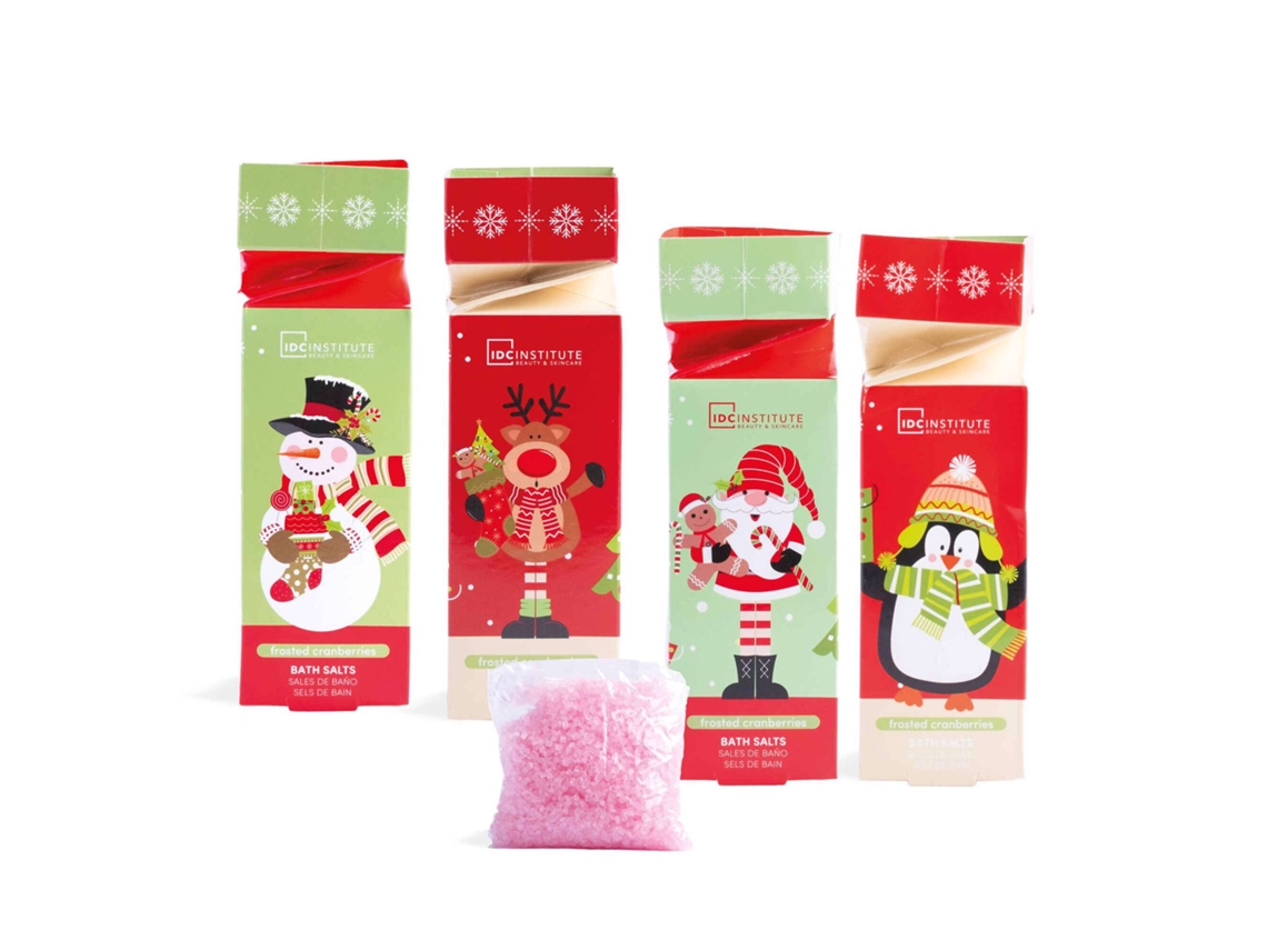 Sales de baño navideñas del Instituto IDC