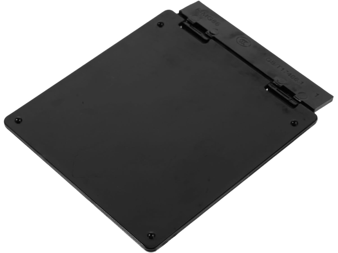 8.8 7 Puerta 65 Placa Protectora De Plástico Negro X Cm Para Cerradura De