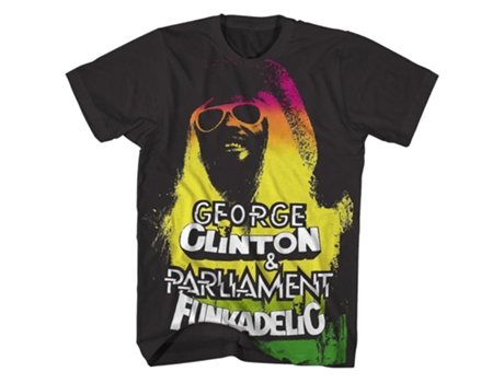 Camiseta ROCKINSTONE Funkadelic George Clinton y Parlamento Funkadelic (Algodón - L)