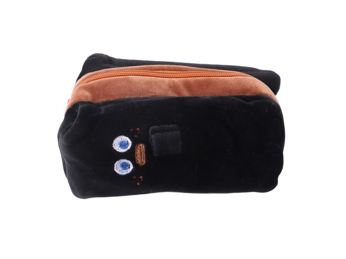 Estuche De Lápices Grande Forma De Pan Suave Con Cremallera Alto Capacidad Para Escuela Viaje Oficina