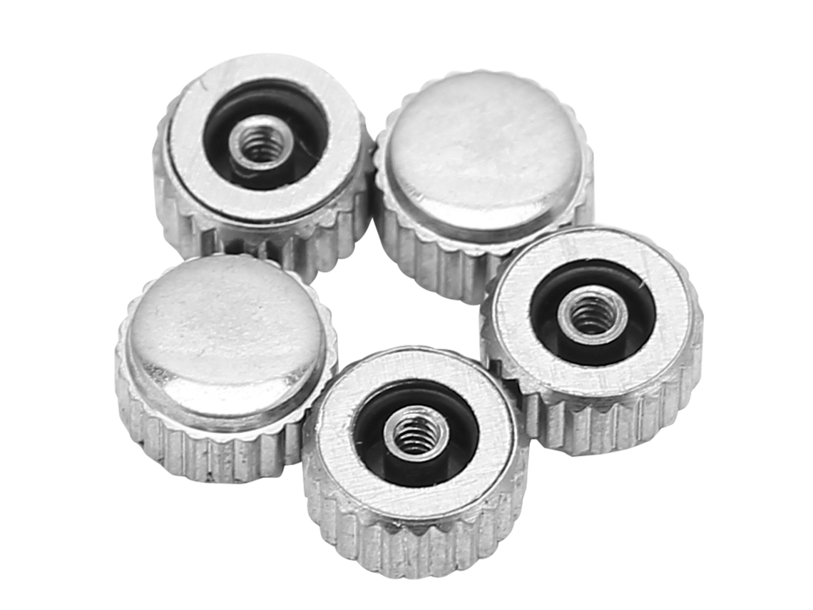 Coronas De Reloj De Acero Resistentes Al Desgaste, Varios Tamaños: 3 Mm, 3,55 Mm Y 4 Mm, Para Reparación.