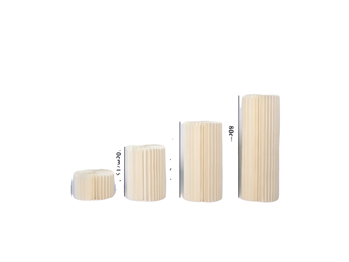 Soportes cilíndricos, patrones personalizables, adecuados para diversos eventos, H20 40 60 80 cm