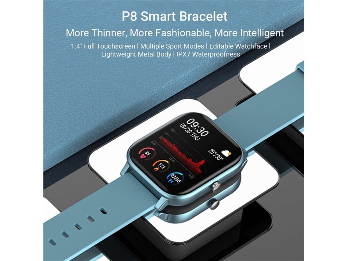 Reloj Inteligente Colmi P8 De 1.4 Pulgadas Tft Resistente Al Agua Ipx7 Con Monitor De Frecuencia Cardíaca, Sueño Y Presión Arterial