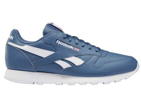 Zapatillas Deportivas REEBOK Cl Lthr Hombre (Azul, Blanco - Material Sintético - 38,5)