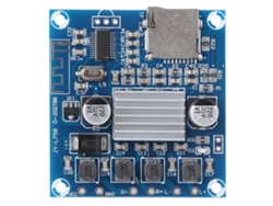 Placa amplificadora digital Bluetooth de doble canal de 15 W + 15 W con soporte para tarjeta de memoria, DC12-24V