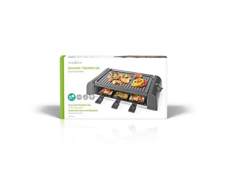 Nedis Fcra220Fbk6 Barbacoa Interior 6 Personas 1000 W Negro