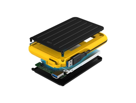 Disco Duro Externo + Conector Usb 3.2 SILICON POWER Armor A66 2.5 1To Ipx4