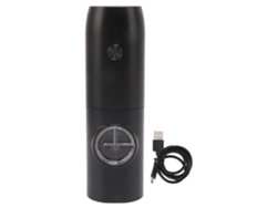Molinillo eléctrico con velocidad de molienda ajustable, recargable por USB, automático, para sal y hierbas, con LED. Rosewell