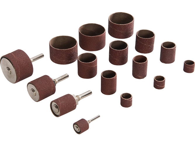 Conjunto de Tambores y Rodillos de Lija - 20 piezas SILVERLINE 381141