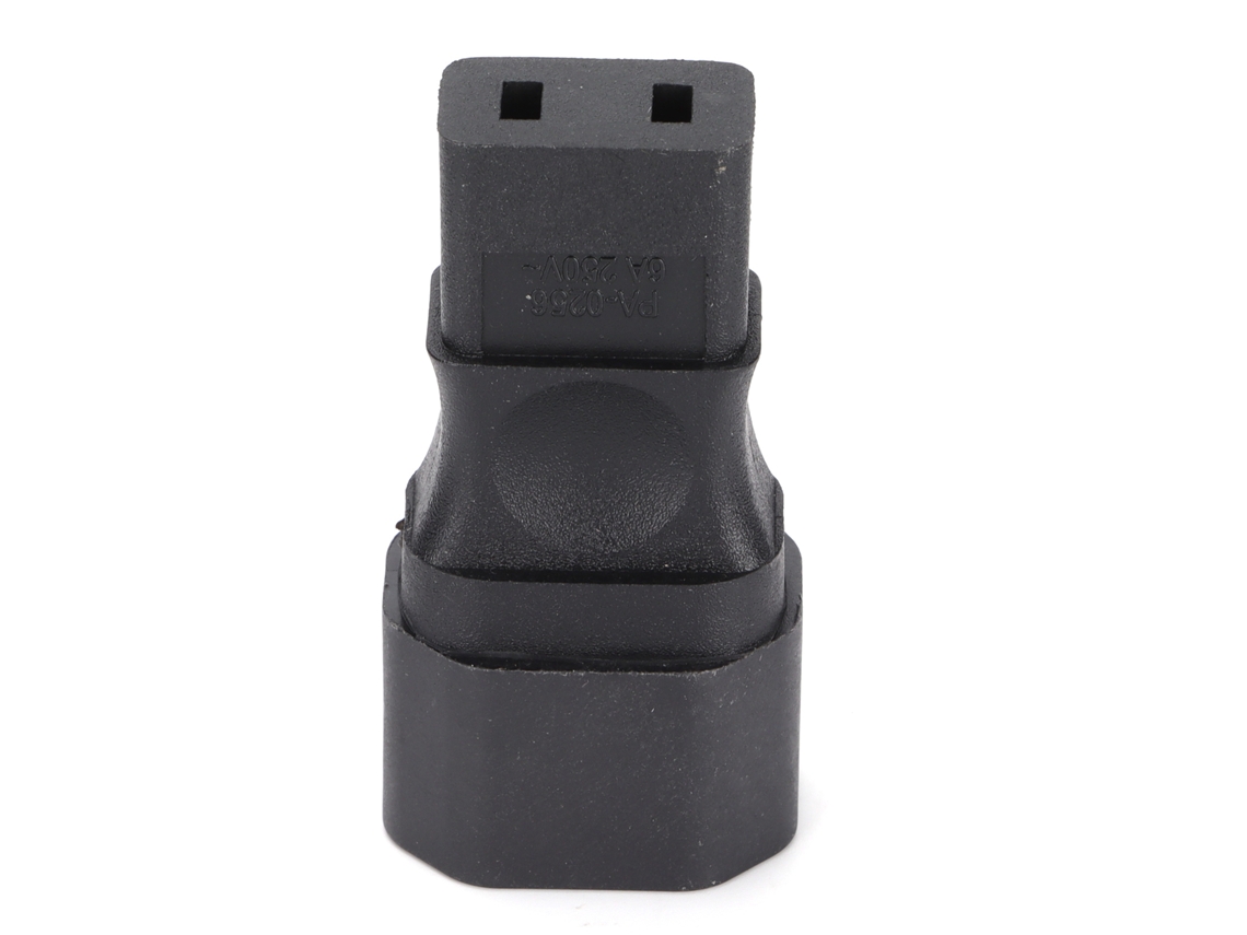 Adaptador De Corriente Con Conector Macho A Conector Hembra Iec