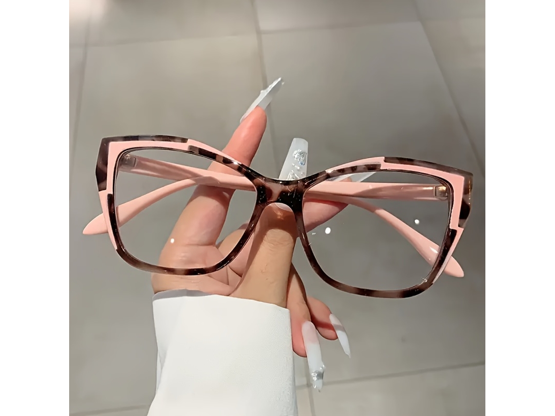 Equipadas Con Lentes Transparentes Y Una Montura Unisex Estilo Ojo De Gato, Son Ideales Para Trabajar Con El Ordenador. Además, Son Resisten