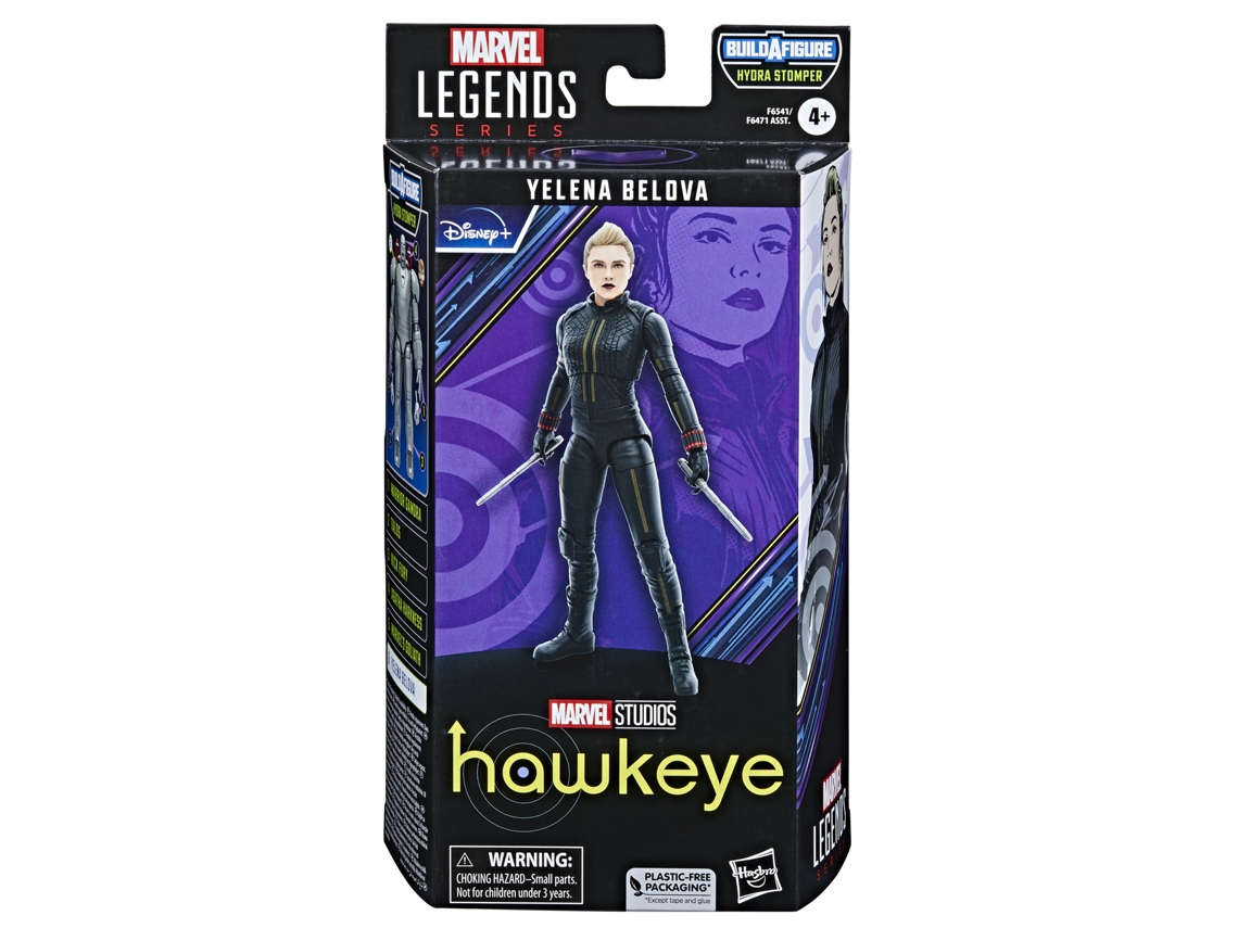 Figura Yelena Belova Ojo de Halcón Marvel Legends 15 cm