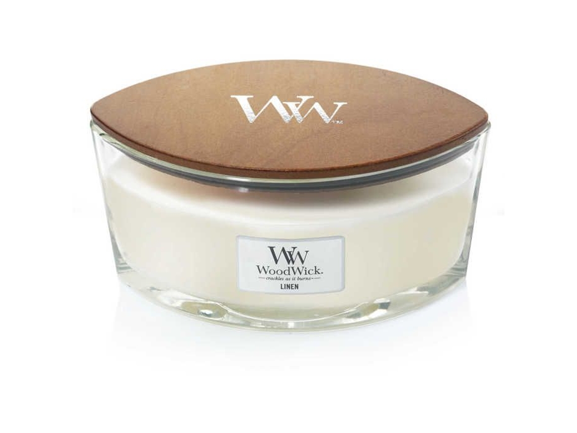 Bougie Ellipse - Lavandería perfumada - Woodwick