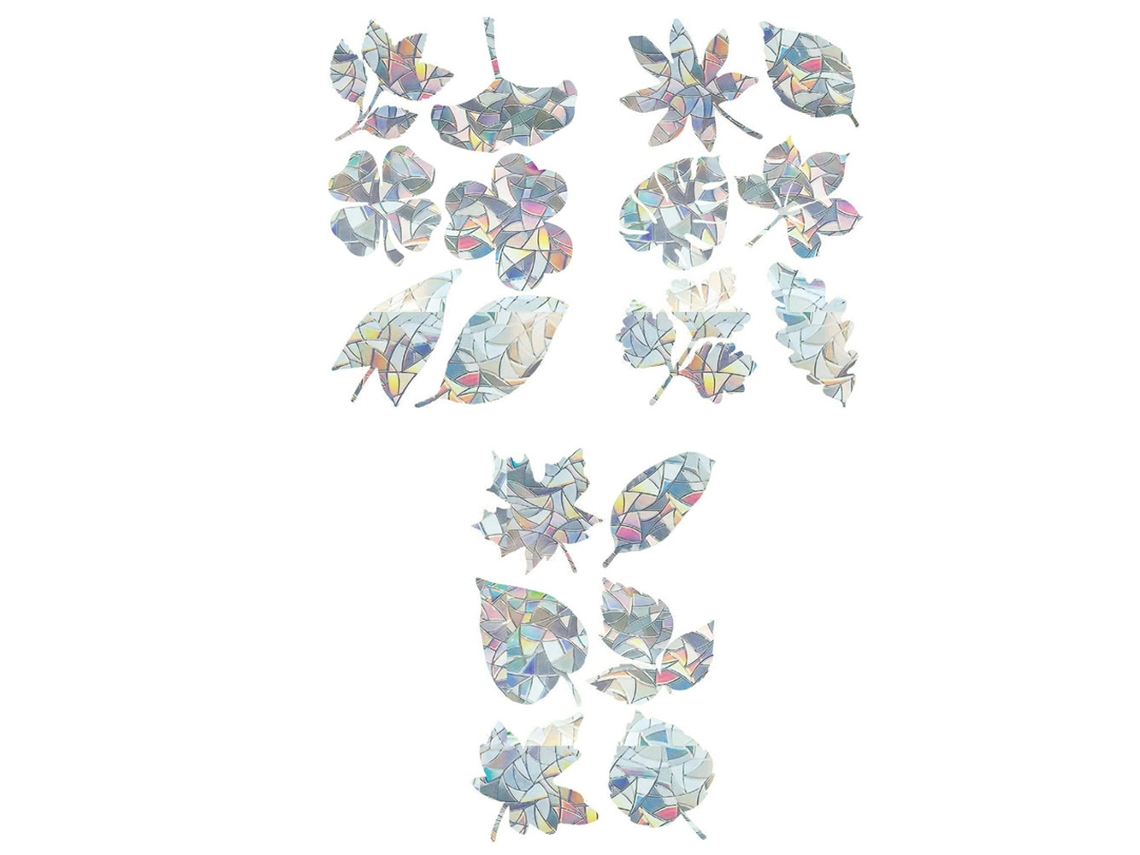 6 adhesivos Rainbow Prism, protección anticolisión para vidrio Kofihety