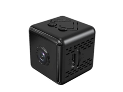 Minicámara oculta HD Bestvite, cámara inalámbrica WiFi con visión nocturna y detección de movimiento (negra)