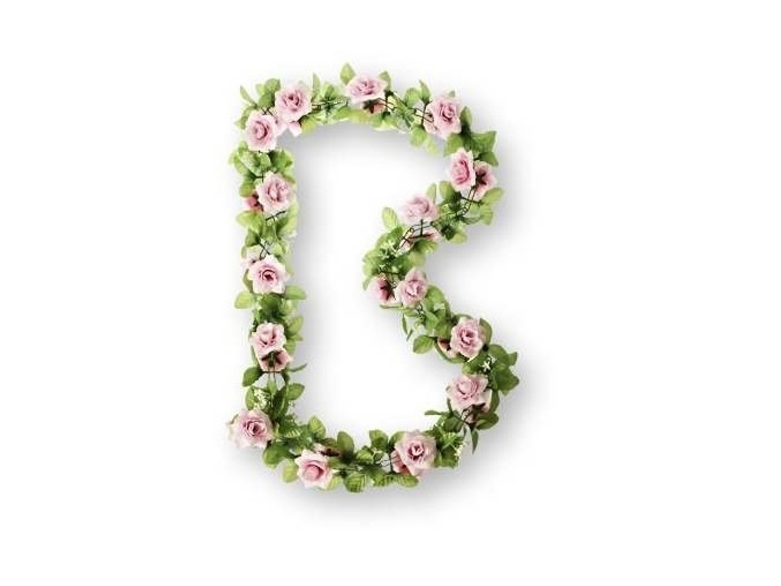 Flower strand Flower Garland with roses 120 cm pink BASIL
