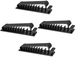 2 4 2 Juegos Organizador De Cables Autoadhesivo Soporte Ajustable Para Gestión