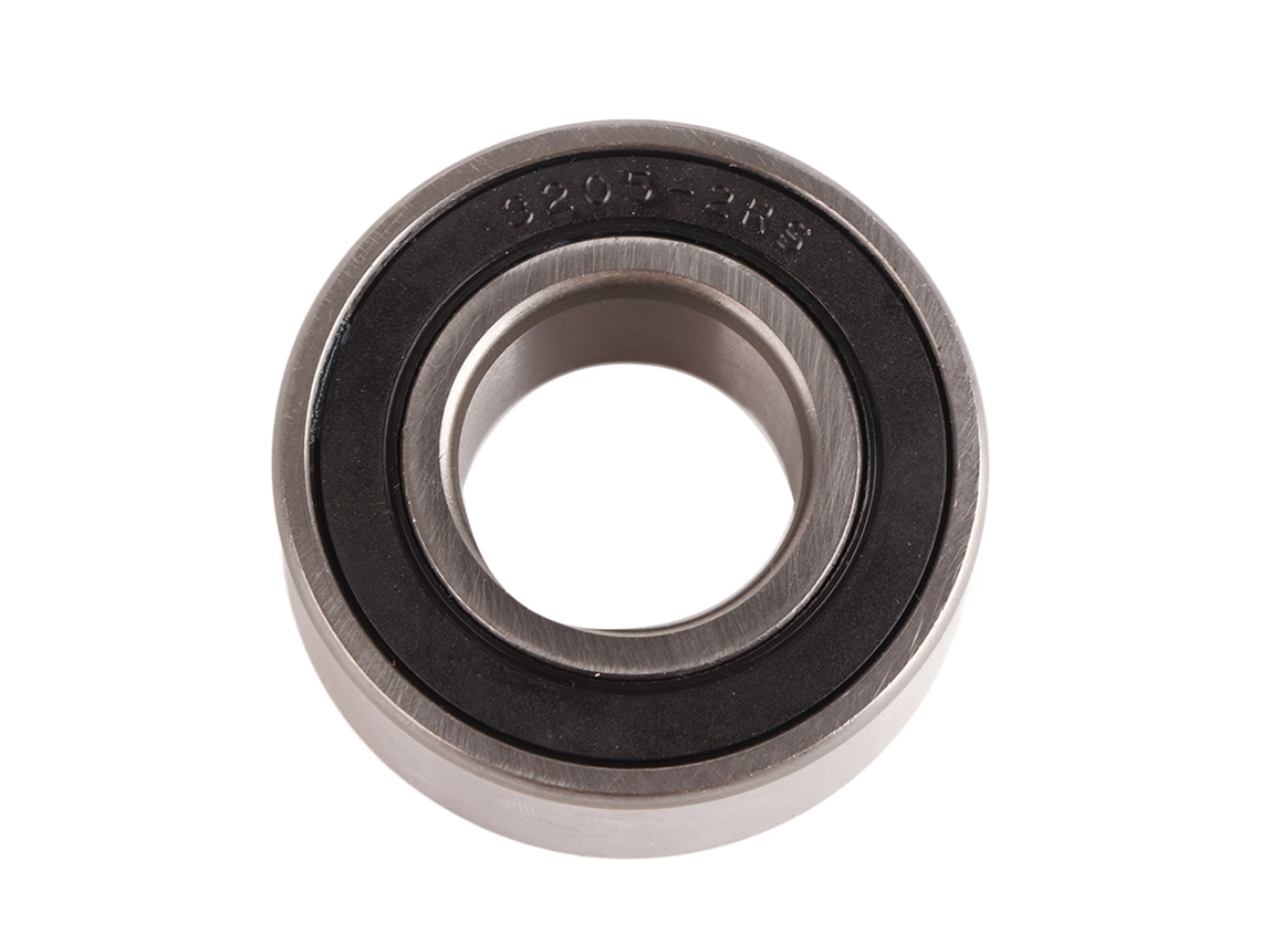 Rodamiento De Bolas De Acero Cromado De Doble Hilera, 25x50x20 Mm, Contacto Angular, 3205-2rs